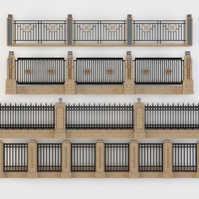 欧式铁艺栏杆护栏围墙院墙