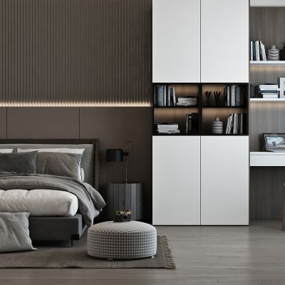 现代卧室家具组合