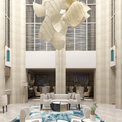 现代售楼处洽谈区