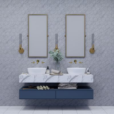 现代浴室柜 洗手台