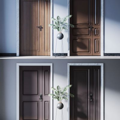 欧式入户门子母门