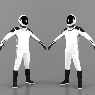 现代骑士服装模特头盔