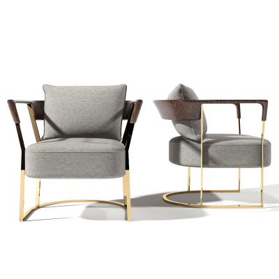 现代单人沙发3D模型