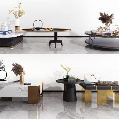 新中式金属茶几