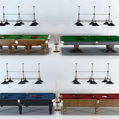 现代台球桌
