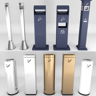 现代垃圾桶灭烟器