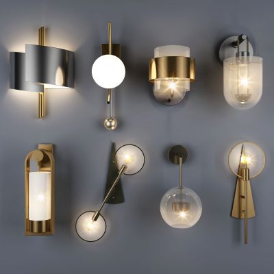 新中式轻奢壁灯组合