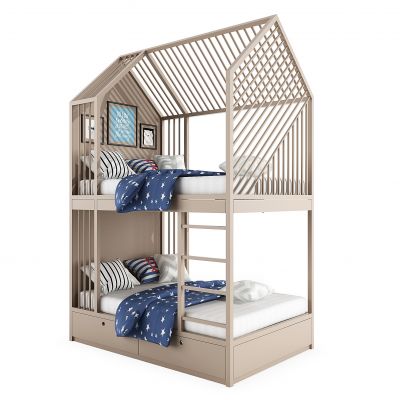 北欧上下铺儿童床