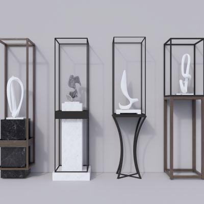 现代轻奢边几 装饰柜