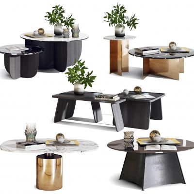 现代轻奢茶几组合