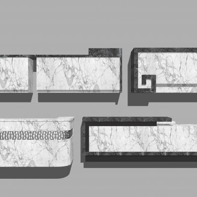 新中式办公室 前台