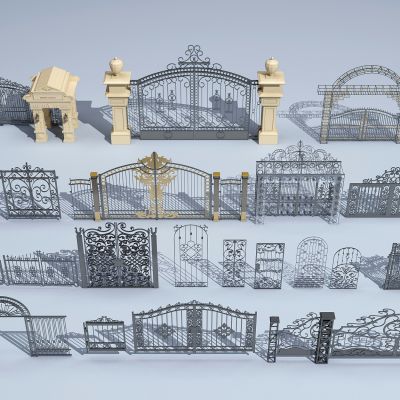 欧式铁艺雕花栏杆护栏