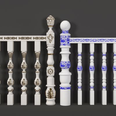 欧式铁艺雕花栏杆护栏