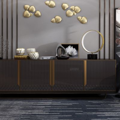 现代轻奢电视柜墙饰挂饰挂件儿