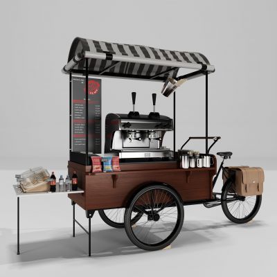 现代移动摊位售卖车