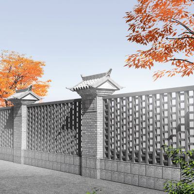 中式院墙围墙