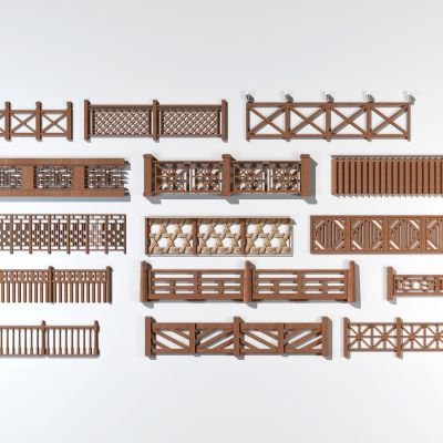 新中式农村牧场护栏