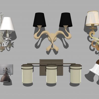 新中式壁灯 工业用灯