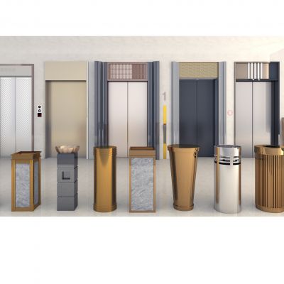 现代垃圾桶垃圾箱