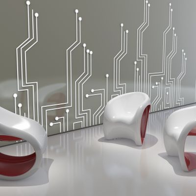 现代异形休闲椅子单人沙发