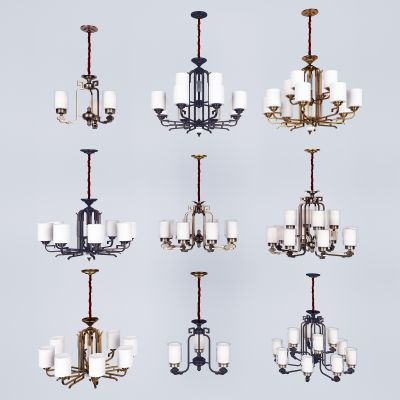 欧式铁艺金属吊灯