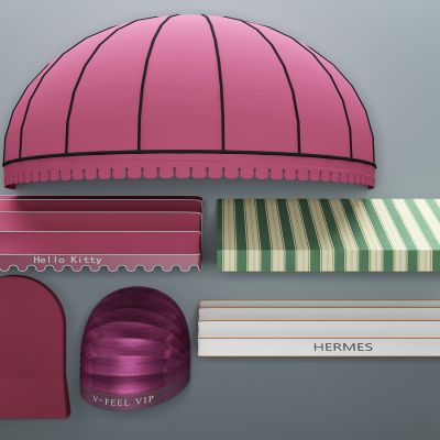 现代地中海遮雨棚