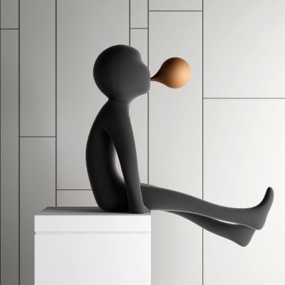 现代抽象人物雕塑