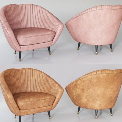 现代单人沙发扶手椅子