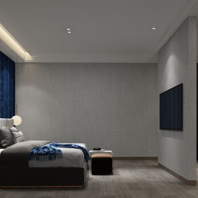 现代展厅现代主人房