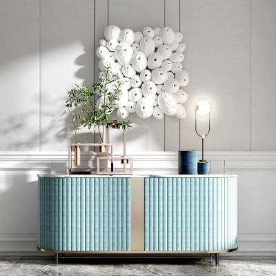 现代轻奢玄关柜摆台餐边柜