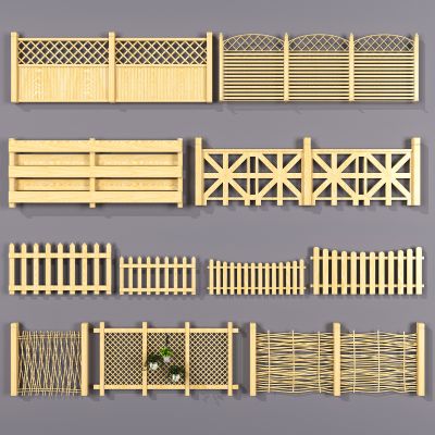 新中式农村牧场护栏