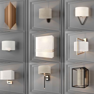 新中式壁灯组合