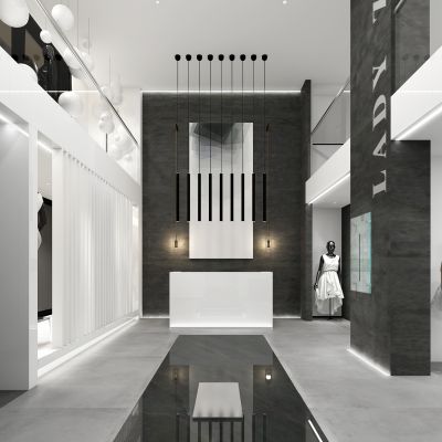 现代服装店童装服装店