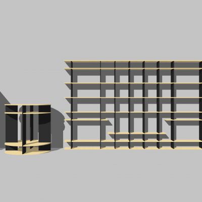 现代博古架 置物架