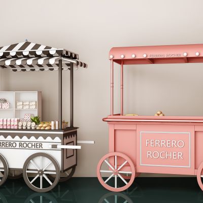 现代化妆品售货车