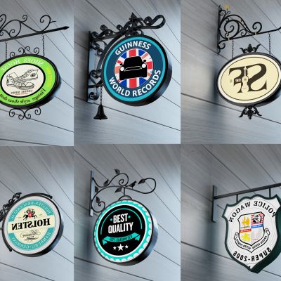 欧式铁艺广告拍指示牌标志牌