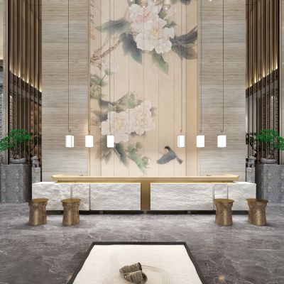 新中式酒店会所大厅