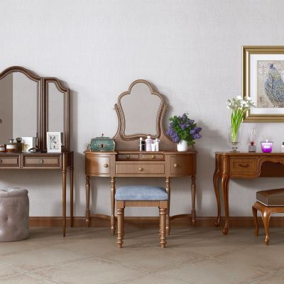 欧式法式梳妆台化妆台花瓶摆件