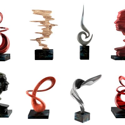 新中式异形雕塑