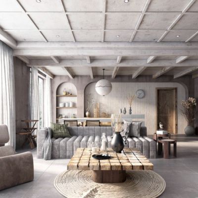 现代自然风民宿