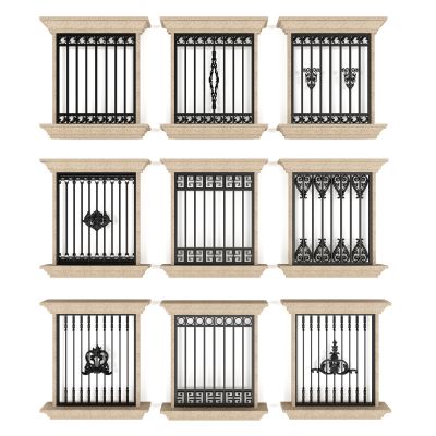 欧式铁艺雕花栏杆护栏