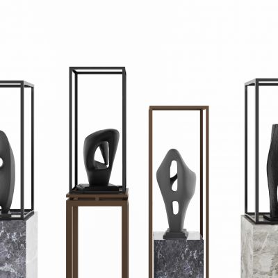 新中式雕塑摆件摆台