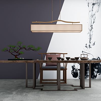 现代茶桌椅组合