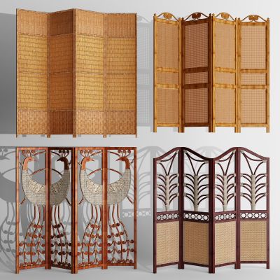 现代屏风隔断
