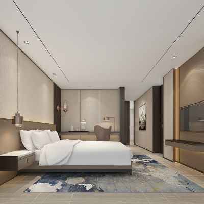 新中式酒店客房套间