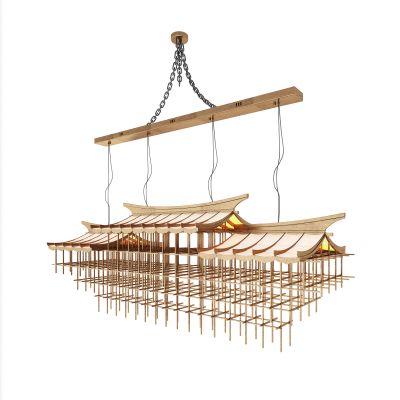 现代结构创意吊灯大堂吧吊灯