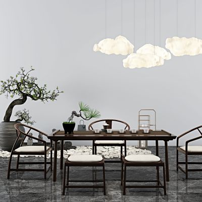 现代茶桌椅组合