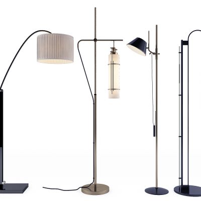 现代落地灯组合