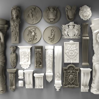 欧式法式狮子头雕塑