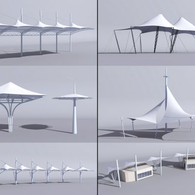 现代异形张拉膜结构